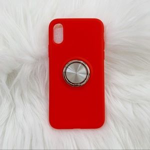 DICHEER red ring iPhone X case